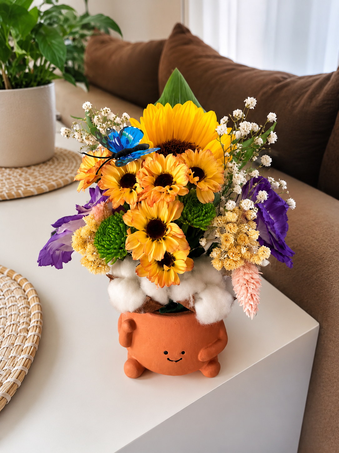 Bouquet champêtre et ensoleillé